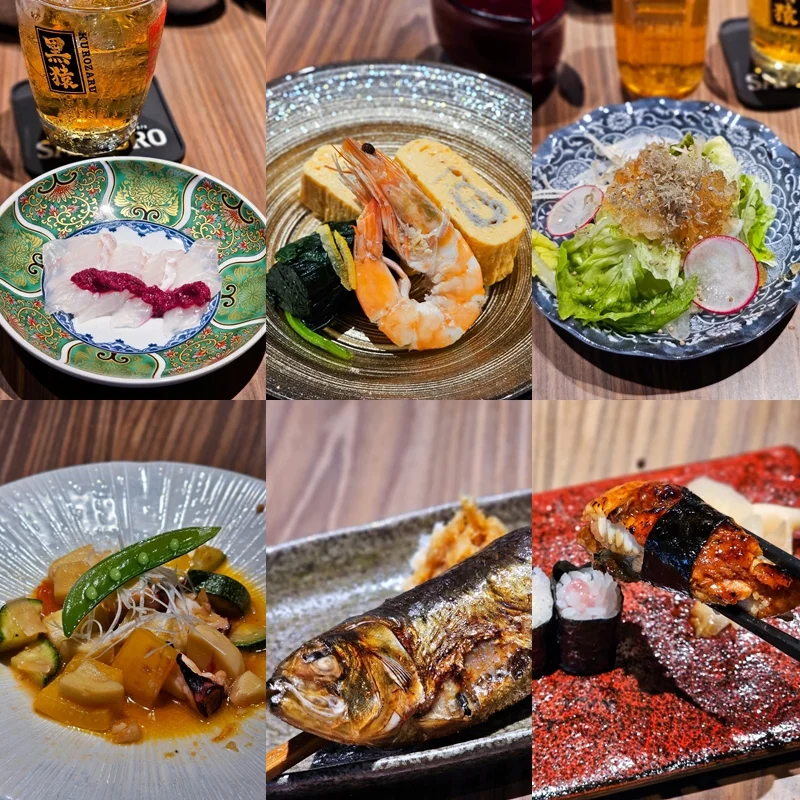 ภาพเมนูภายในร้าน robata kitaro sushi