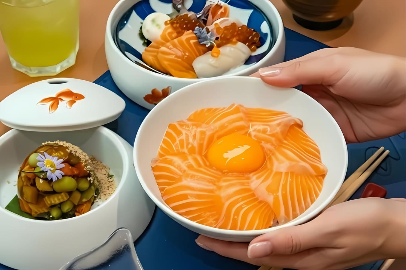 OMD By Teppen True Digital Park อาหารญี่ปุ่น ทรู ดิจิตอล พาร์ค ข้าวหน้าปลาดิบ ข้าวด้ง ด้ง ข้าวหน้าอาหารทะเล omakase don