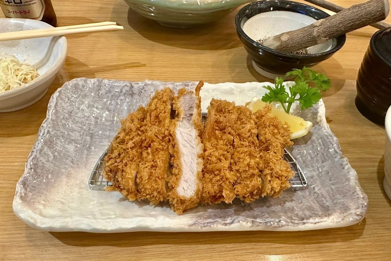 Saboten Central Rama 9 ซาโบเตน ทงคัตสึ คัตสึด้ง หมูทอด อาหารญี่ปุ่น tonkatsu