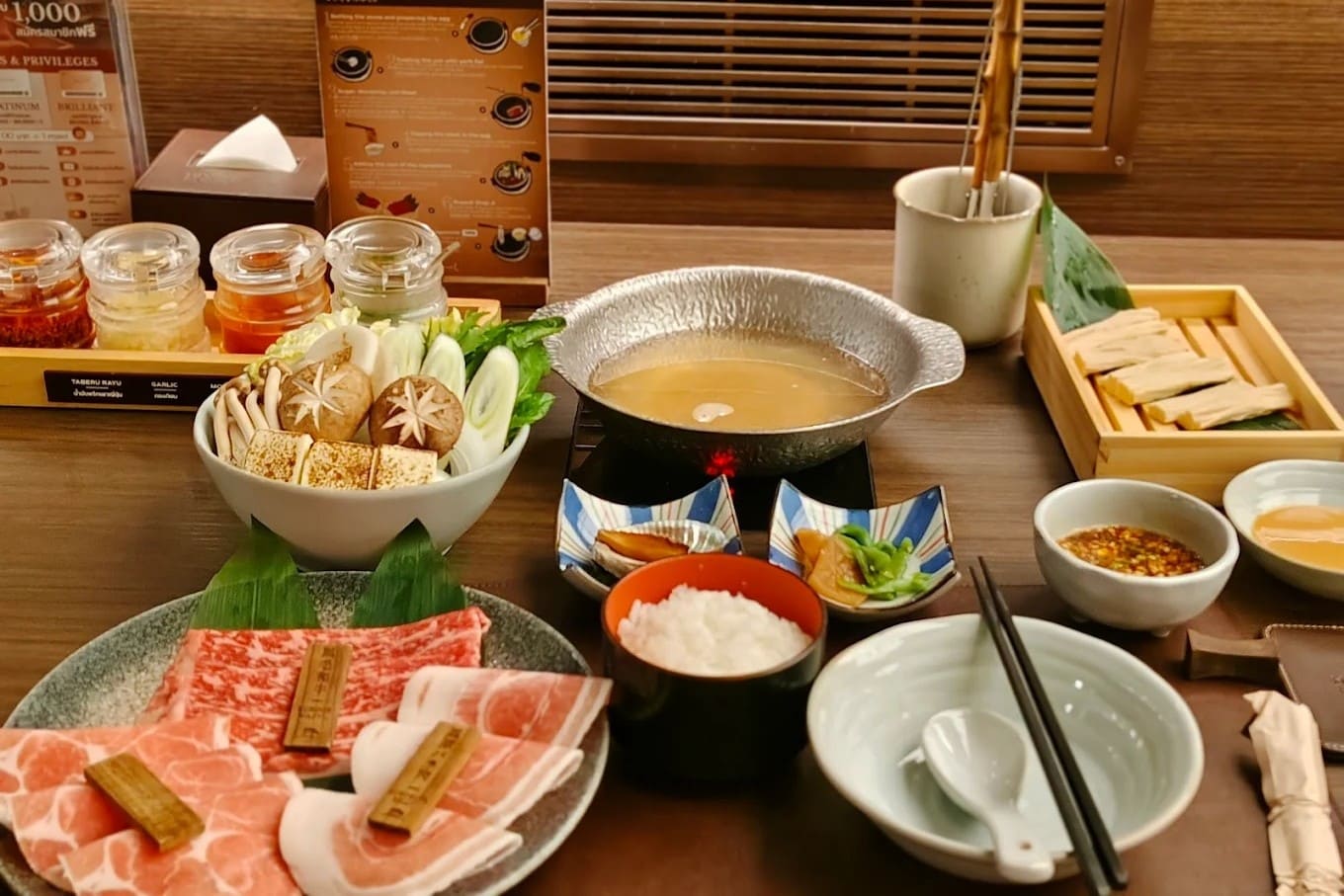 HITORI SHABU Central world ฮิโตริ ชาบู สุกี้ยากี้ เซ็นทรัลเวิลด์ อาหารญี่ปุ่น japanese food