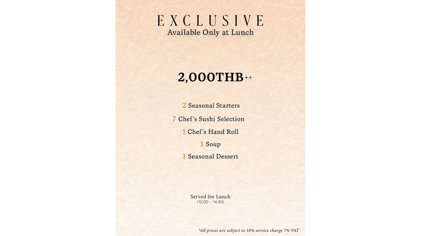 Sushi Itto ซูชิ อิตโตะ โอมากาเสะ omakase