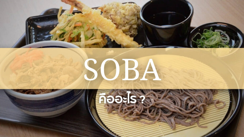 Soba: โซบะ คืออะไร