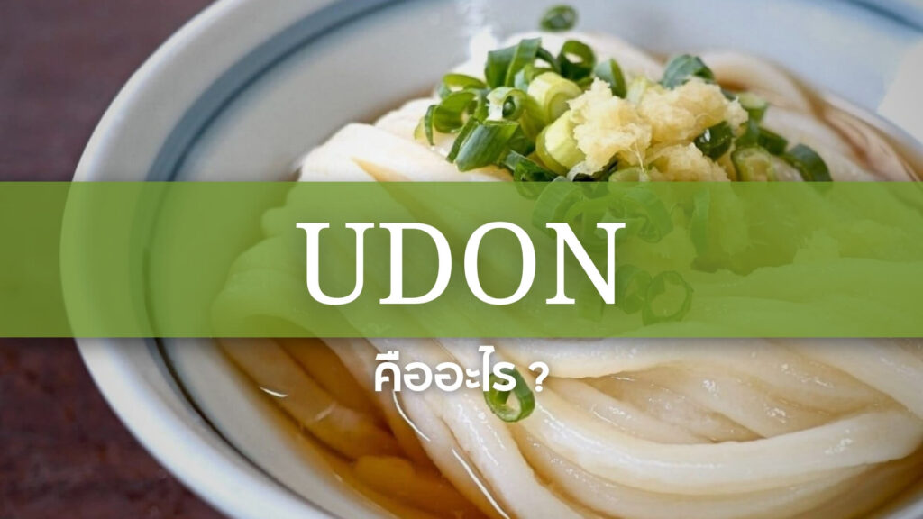 Udon: อุด้ง คืออะไร