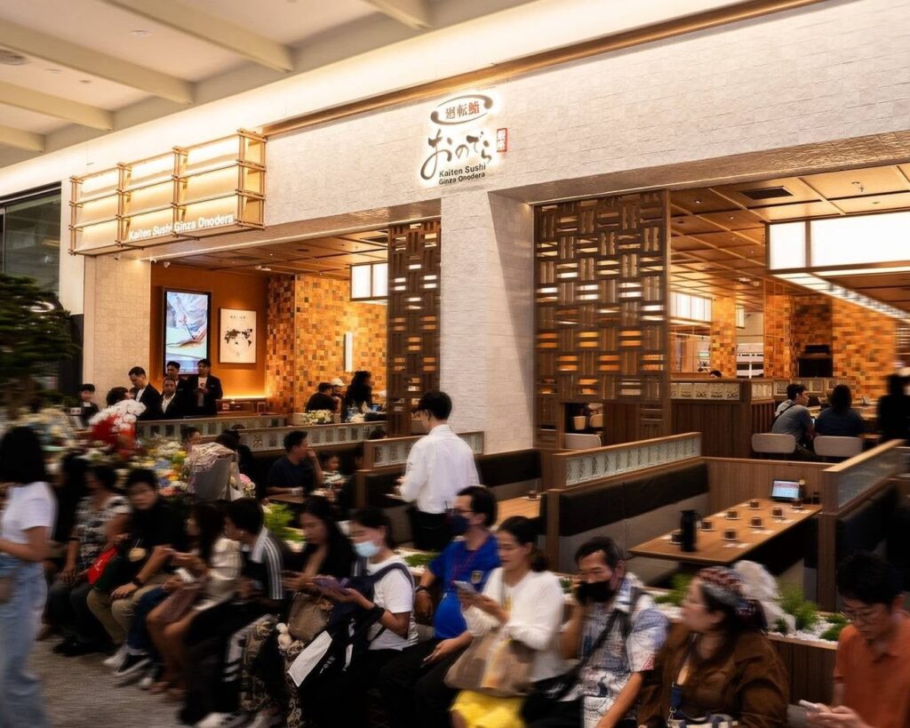 7. Kaiten Sushi Ginza Onodera at Central World - 10 ร้านอาหารญี่ปุ่นเปิดใหม่ (New Open) อัพเดทกลางปี 2026 จดเข้าลิสต์ไว้
