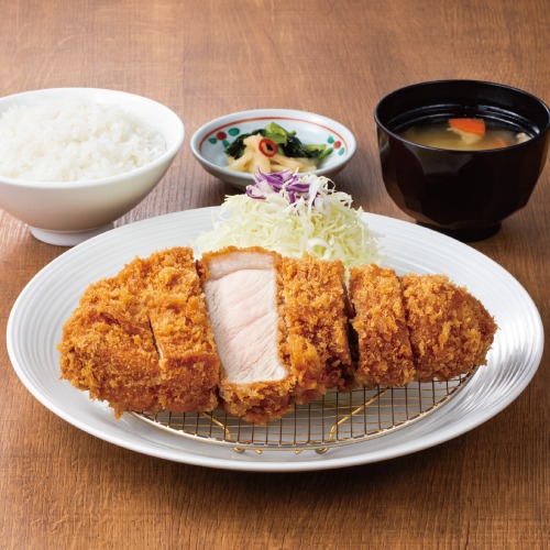 ชุดทงคัตสึสันนอกหมูพรีเมียม (Premium Pork Lion Tonkatsu Set Meal)